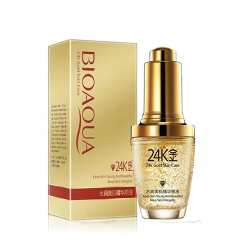 24k Gold Сыворотки с лица гиалуроновой кислотой Витамин c крем отбеливающий