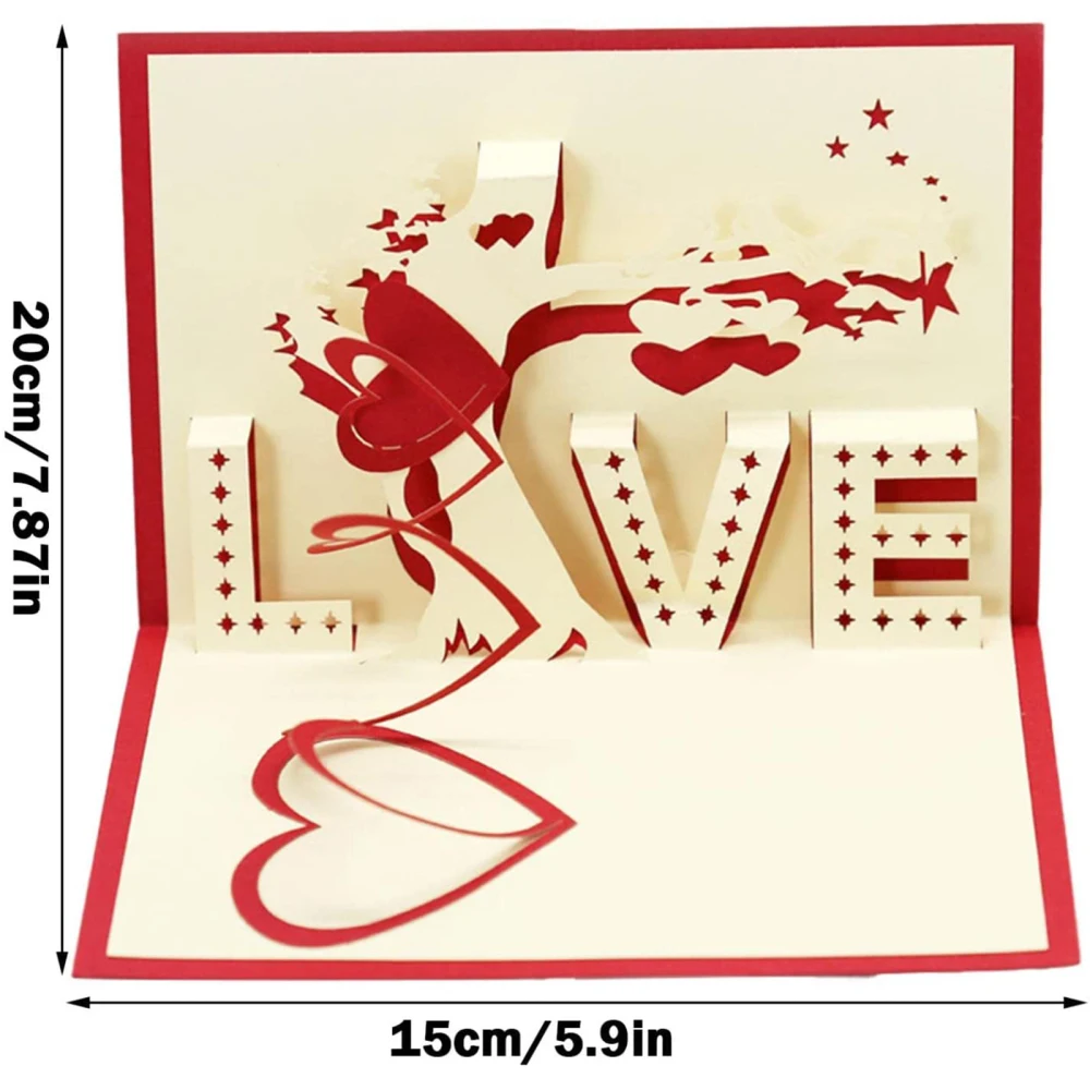 Приглашение на свадьбу 3D Бумажная скульптура открытки ручной работы желтые