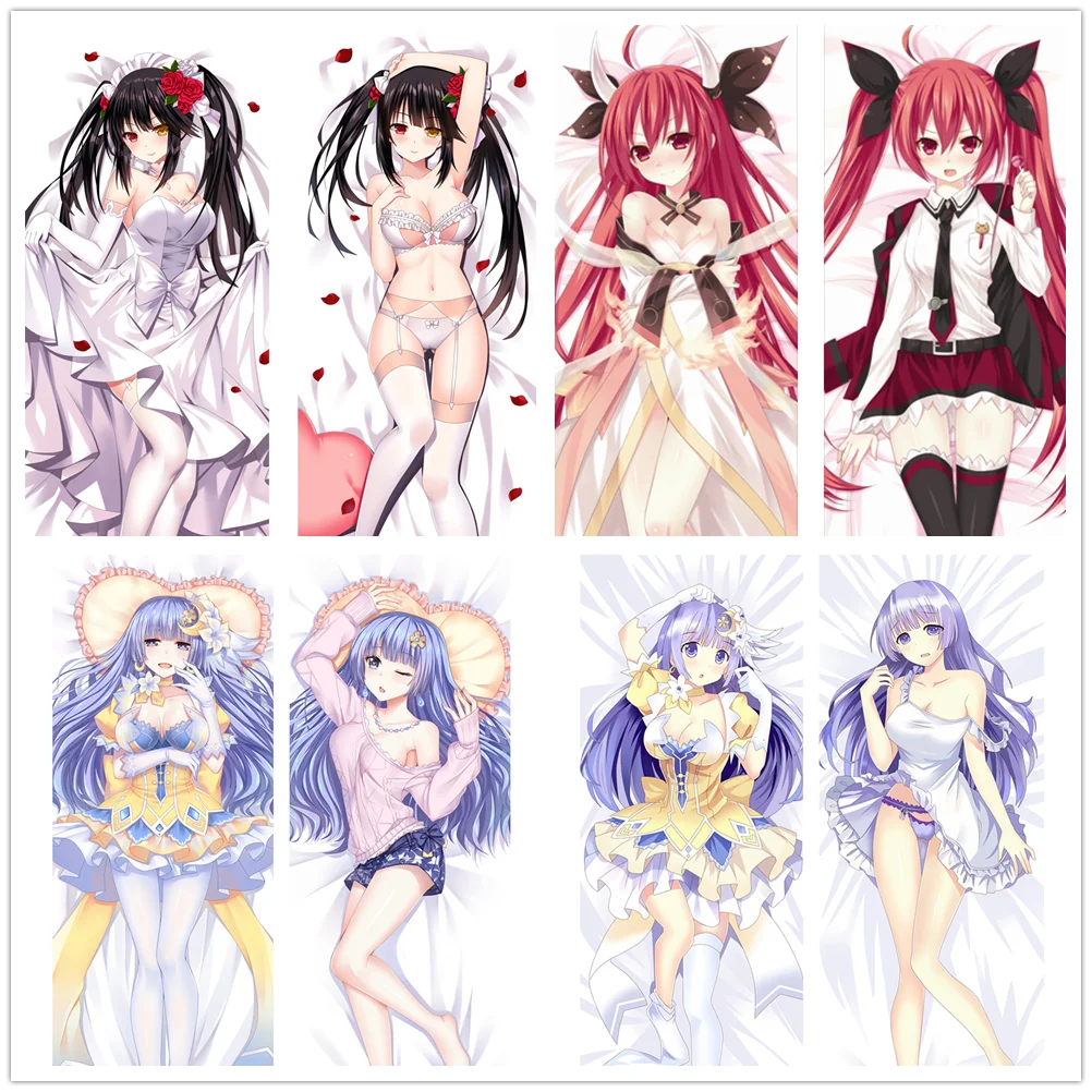 

Date a Live Itsuka Kotori Izayoi Miku Tohka Yatogami Tokisaki Kurumi Dakimakura body Pillowcase Cushion Case Cover