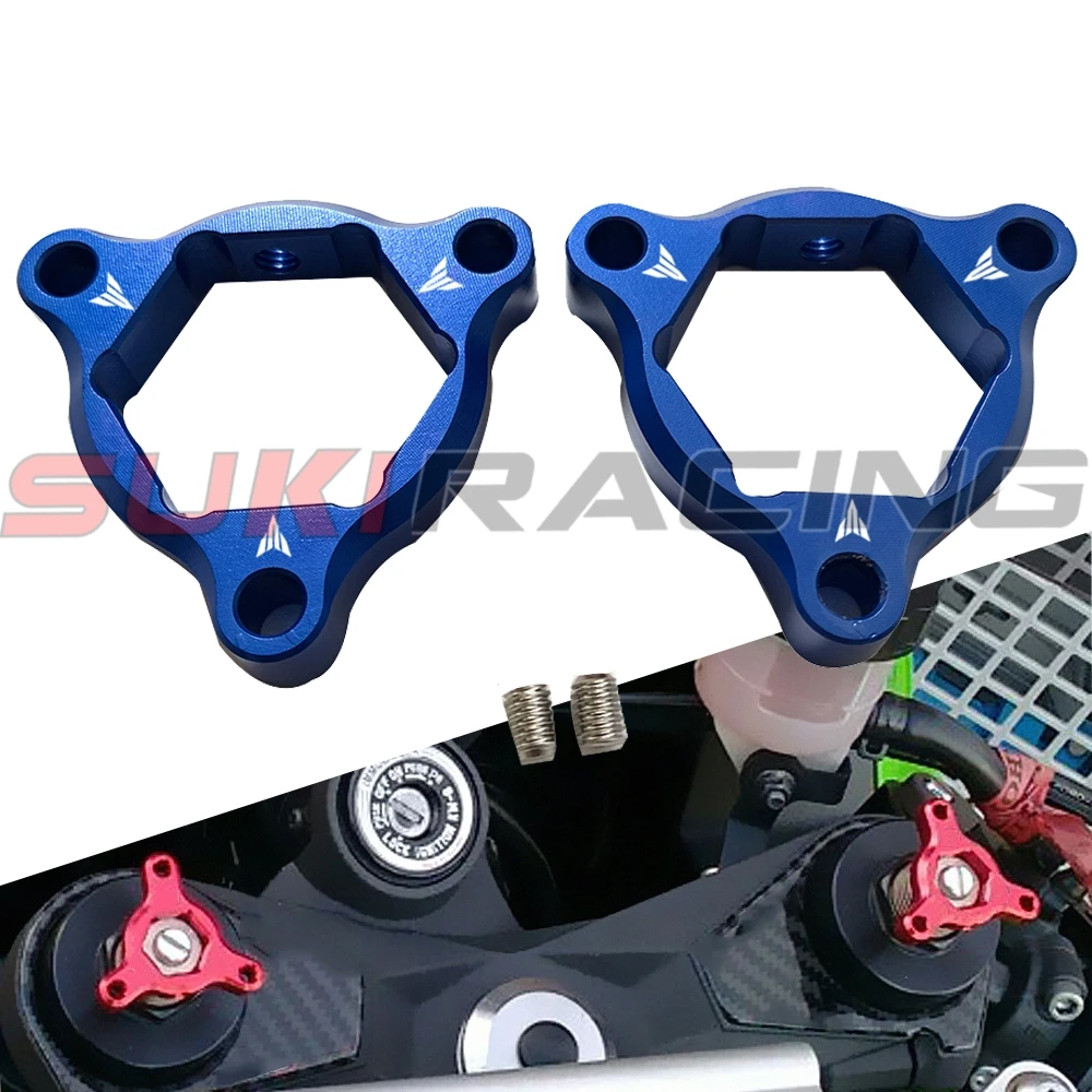 14 мм Мотоцикл с ЧПУ алюминиевая передняя вилка амортизацией преднатяга и