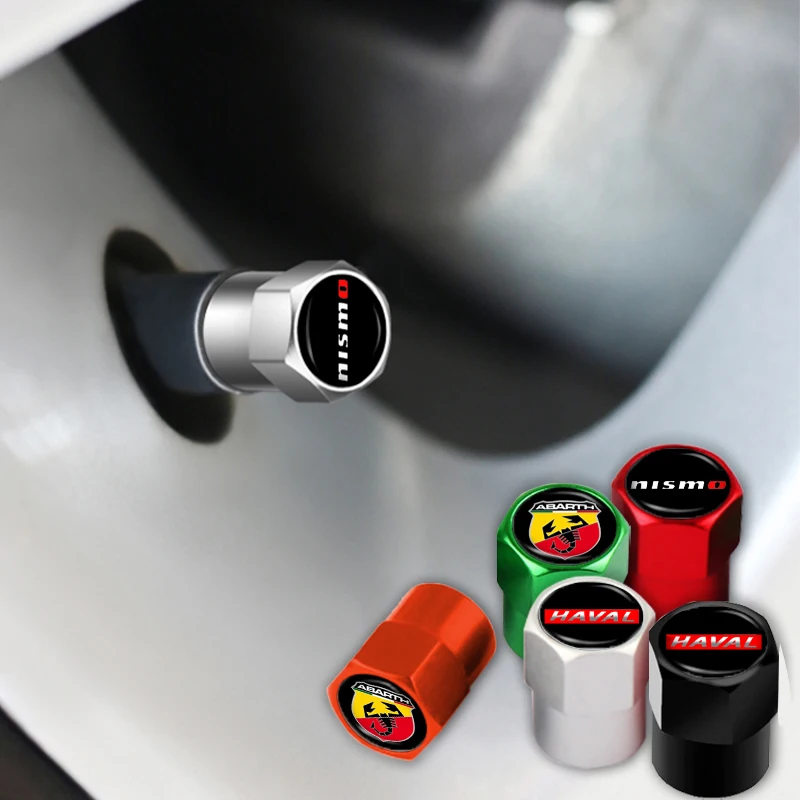 

4pcs Car Wheel Tire Car Valve Auto Valve caps Car accessories For Toyota TRD Logo Corolla Chr Avensis Yaris Camry Racing Goods