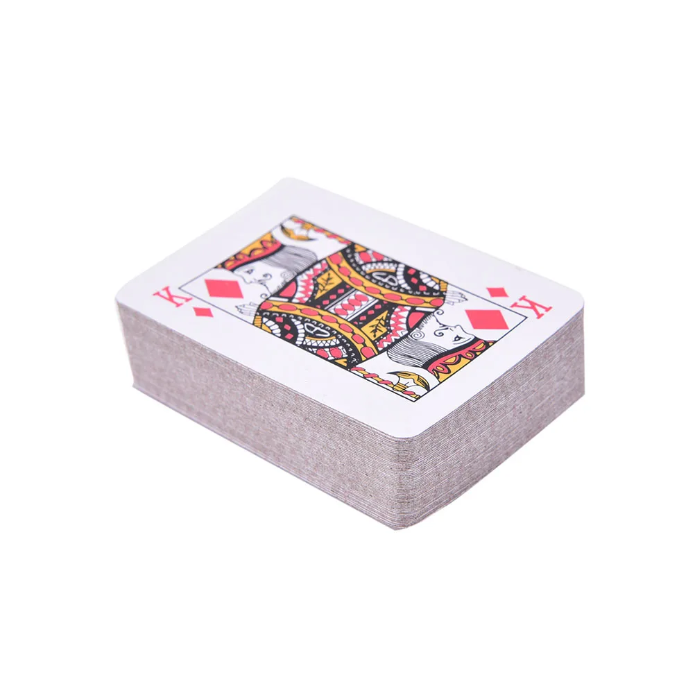 

Portable Foil Plated Mini Poker Traditional Set Casino Tool Board Game Waterproof Gambling Playing Cards Mini Poker