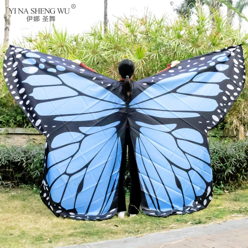 Танец живота крылья бабочки дети для девочек Болливуд танец красочный костюм