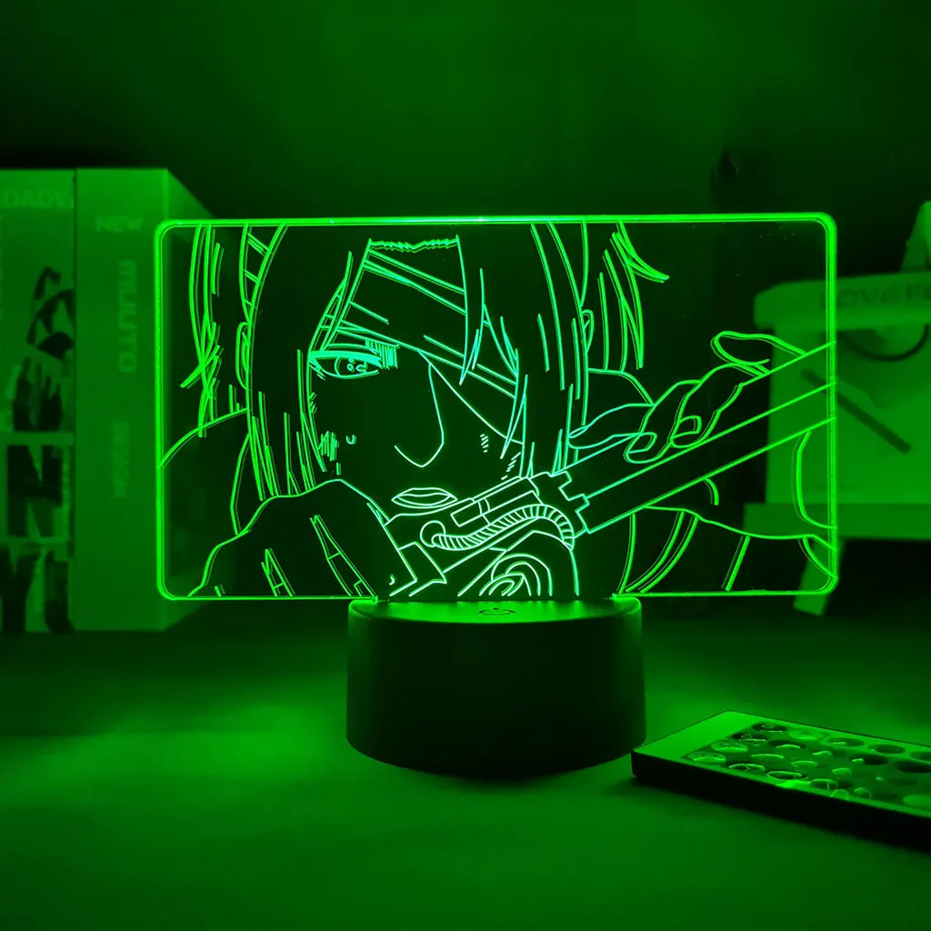 

3d Lamp Anime Attack on Titan Hange Zoe Light for Bedroom Hange Zoe Decoration Kids Gift Attack on Titan LED Night Light gift