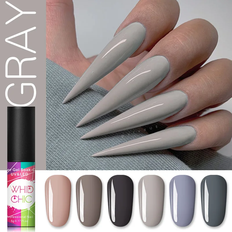 WHID CHIC Гель лак для ногтей полуперманентный художественный верхнее покрытие