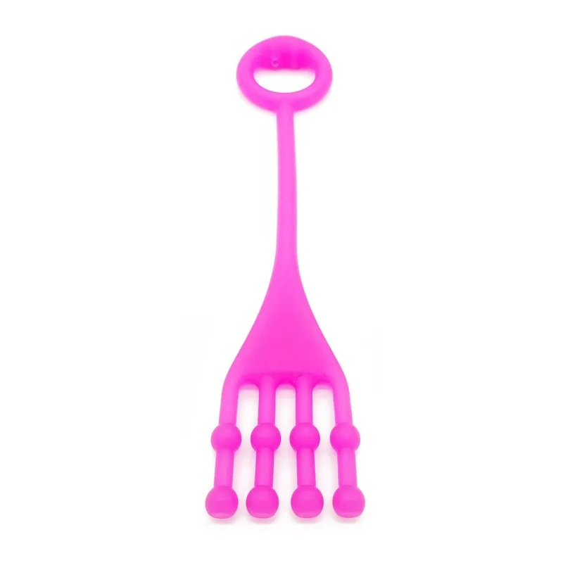 Pink Эластичная эластичная лента сопротивления для йоги 120 см, тянущаяся веревка для фитнеса, тренировок, Спортивных Лент, резиновый растягивающийся расширитель для пальцев ног, тянущаяся веревка Q - Цвет: Pink