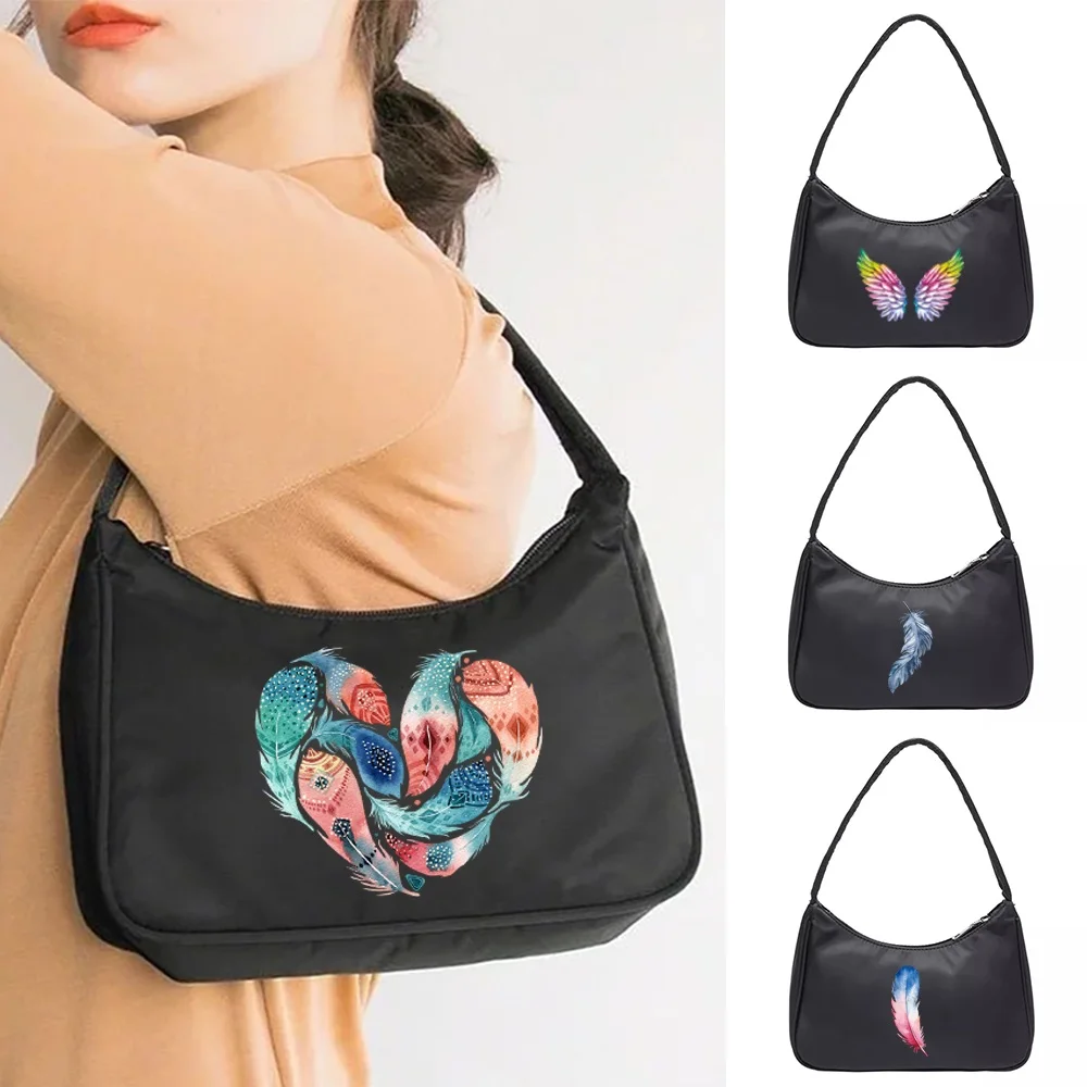 Женская модная миниатюрная сумка под подмышку Простой повседневный клатч с