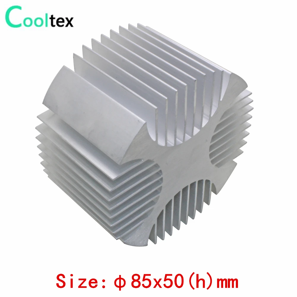 Светодиодный алюминиевый радиатор диаметр: 85 мм Высота: 50 освещение охлаждение