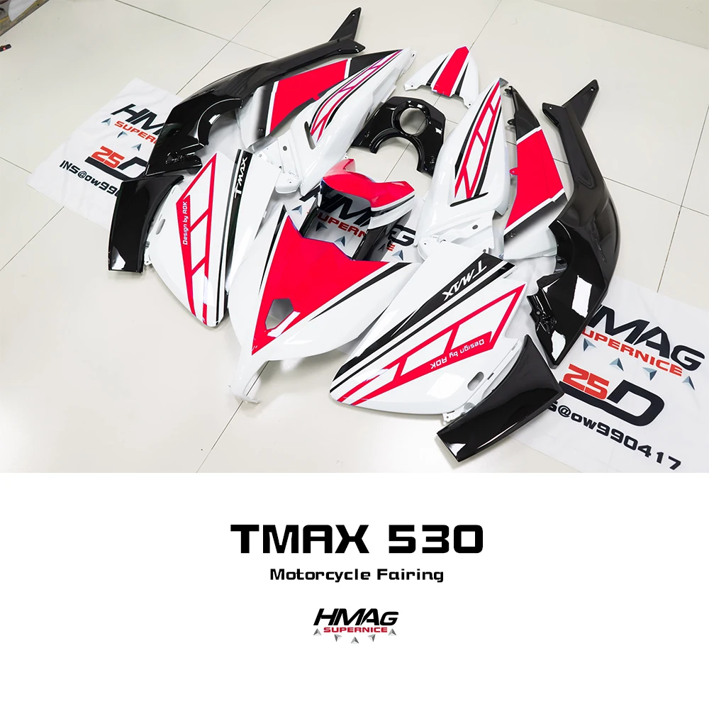 

Motorcycle Fairing Shell Red Blue For Yamaha TMAX T-max 530 12-21 New Premium Fairing Racing Injection Molding