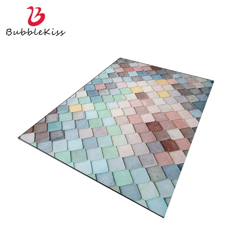

Bubble Kiss Gradient Colorful Geometric Carpets For Living Room Bedroom Non-Slip Customized Floor Mat Nordic Home Decor Area Rug