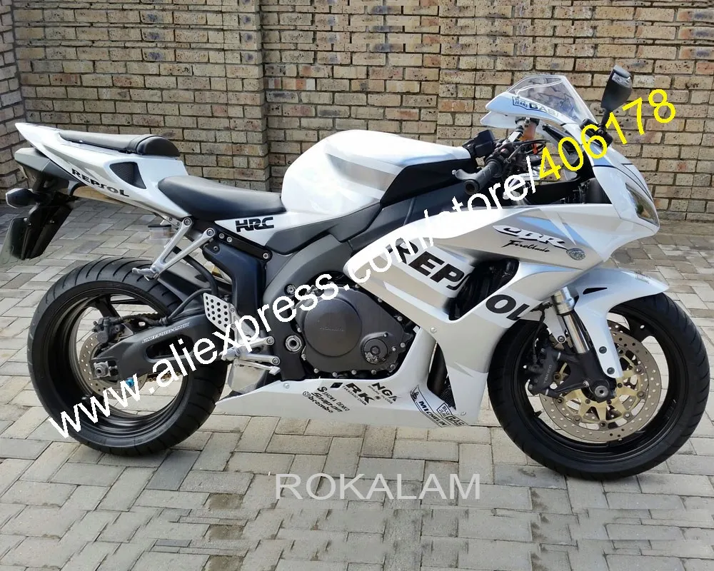 Обтекатель для Honda CBR1000RR 2006 2007 CBR1000 06 07 CBR 1000RR 1000 ABS белый комплект обтекателей