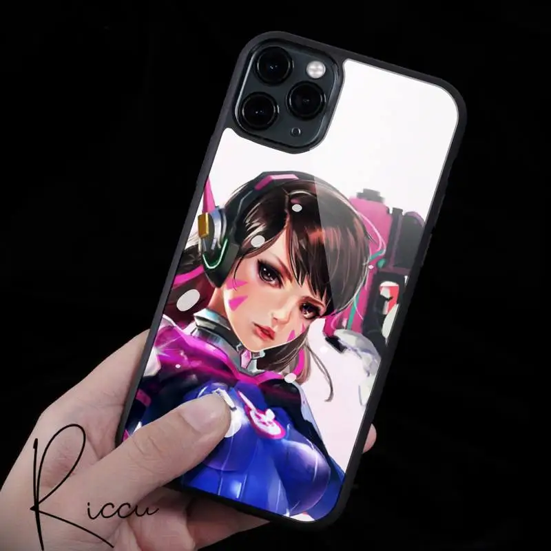 

OW overwatch Slim game Phone Case Rubber for iPhone 12 11 Pro Max XS 8 7 6 6S Plus X 5S SE 2020 XR 12 Mini case