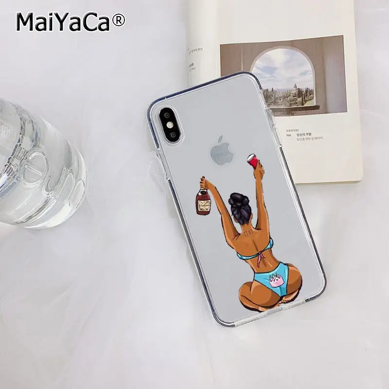 A6 MaiYaCa Розовый сделать деньги не друзья каш черная голова девушка чехол для телефона для Apple iphone 11 pro 8 7 66S Plus X XS MAX 5S SE XR - Цвет: A6