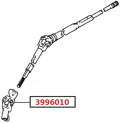Универсальное соединение вала руля для CADILLAC SRX 2003 2010 и STS 2004 2012|CV детали| |