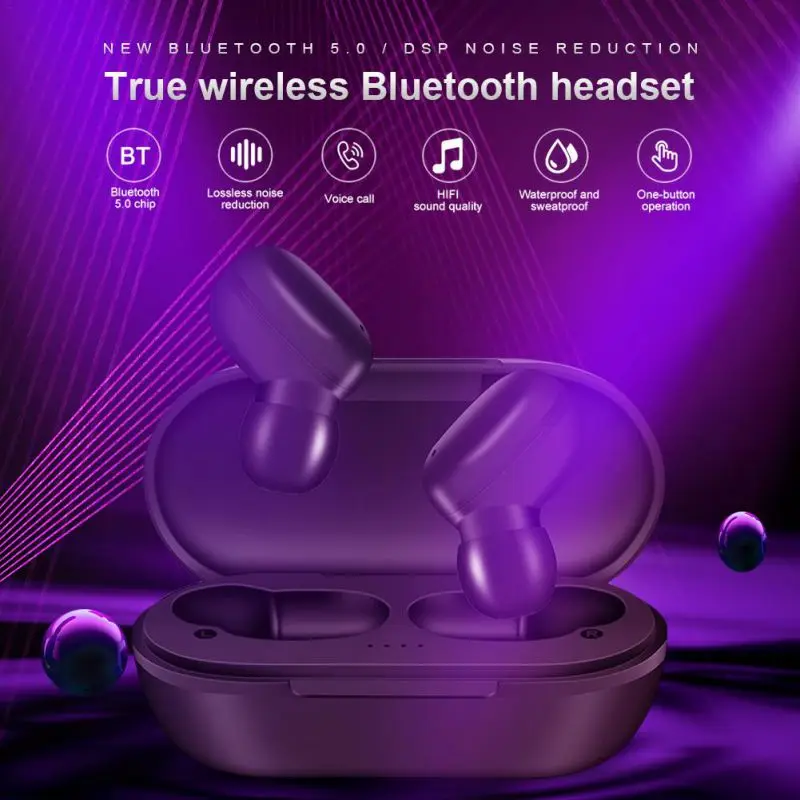 Беспроводные наушники A6X TWS Спортивная гарнитура Bluetooth 5 0 управление наушниками