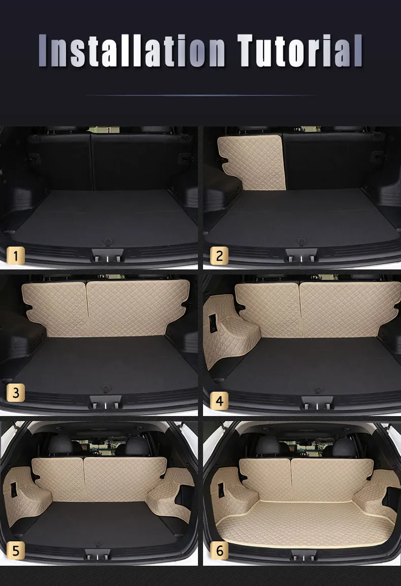 

Car Floor Trunk Carpet Rugs Mats Auto Accessories Car-styling Mat Rug For Ford Kuga Escape 2013 2014 2015 2016 2017 2018