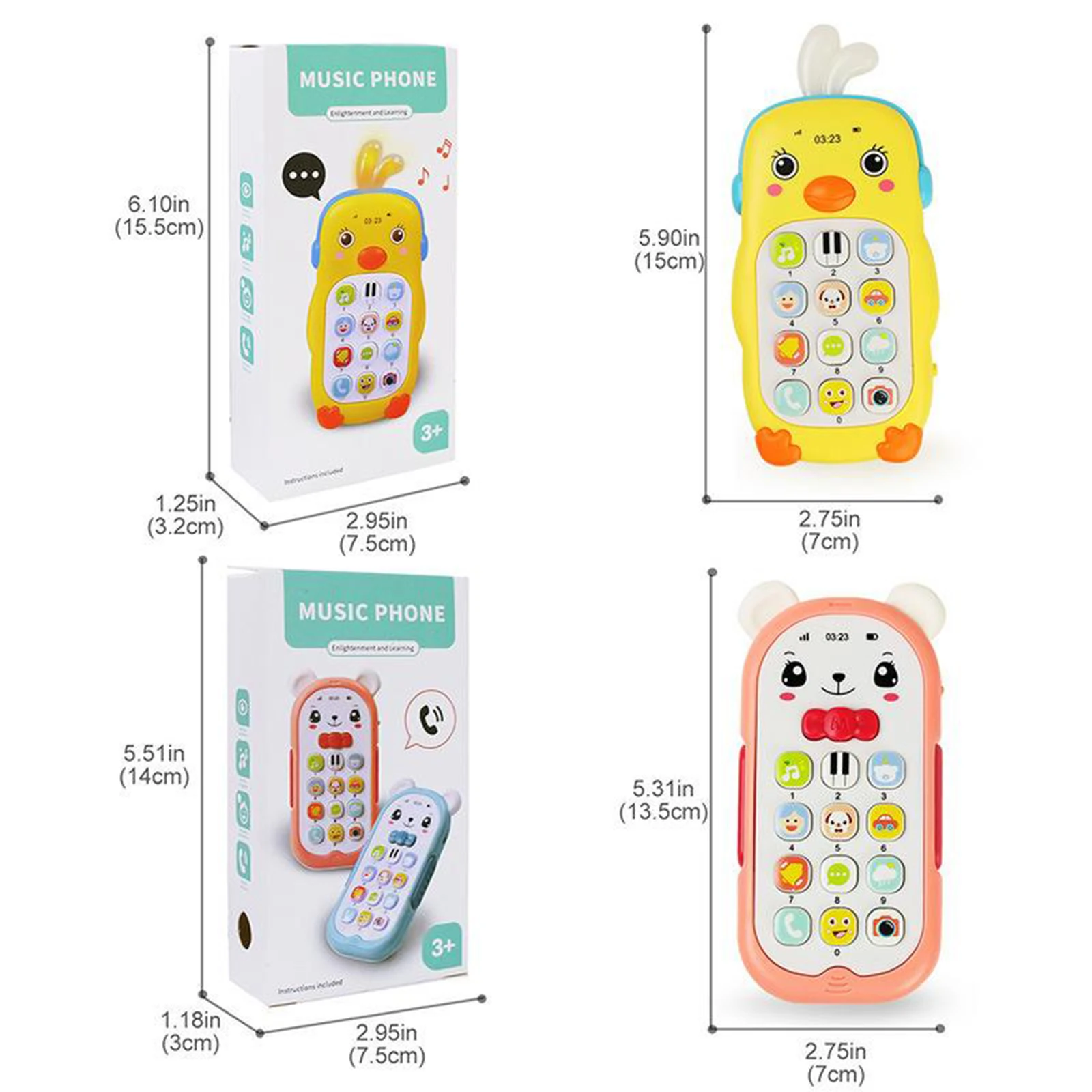 

Baby Phone Toy Mobile Telephone Early Educational Learning Machine Kids Gifts Telephone Music Sound Machine Electronic Baby Toy