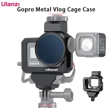 Металлический Чехол клетка Ulanzi для Gopro 8 черный чехол с холодным
