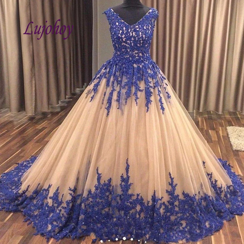 Бальное платье Quinceanera Королевского синего цвета размер плюс 15 лет 16 | Свадьбы и