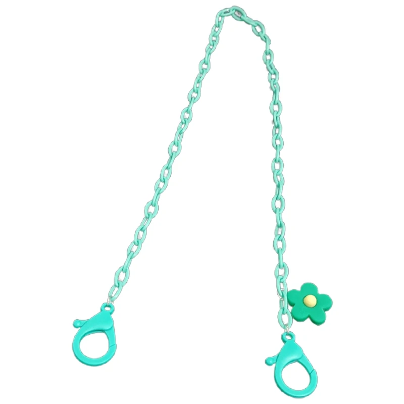 

Sunflower Pendant Face Mask Holder Lanyard Candy Color Acrylic Chain Necklace F3MD