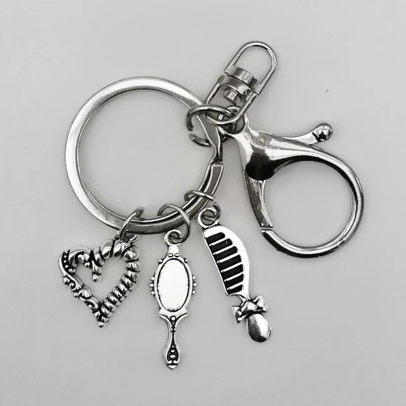 Искусственная расческа косметическое зеркало ножницы искусственная кожа в