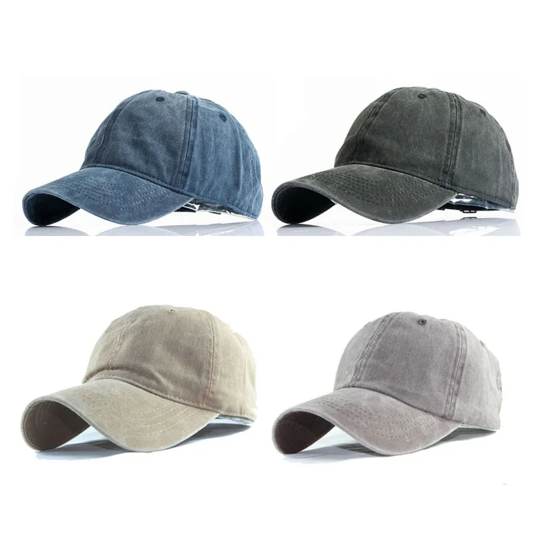 Горячая Распродажа Мужская бейсболка для улицы летняя однотонная в стиле ретро