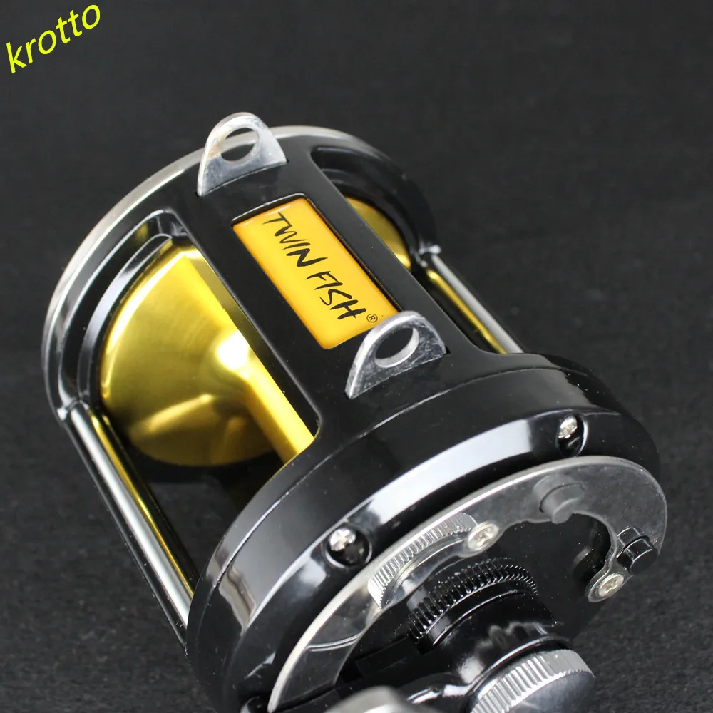 3.4:1 12000 Right Hand 8 Bearings Saltwater Fishing Reels Deep Sea Trolling Drum Reel Max Drag 25kg | Спорт и развлечения