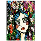 Алмазная живопись 5D с полными стразами, новая мультяшная Алмазная вышивка, абстрактное украшение для дома