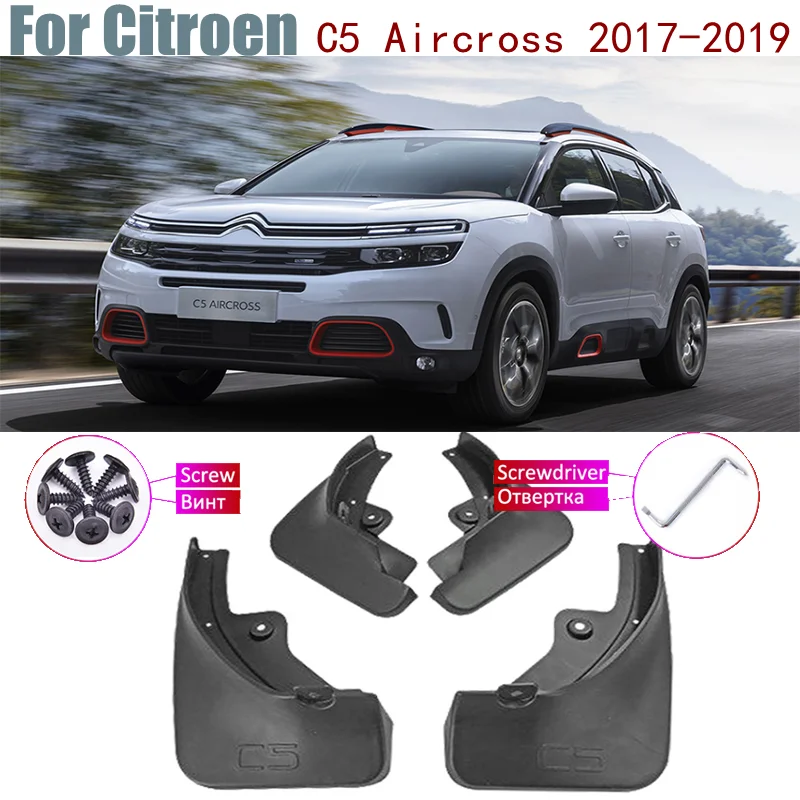

4 шт., передние и задние Автомобильные Брызговики для Citroen C5 Aircross 2019 2018 2017