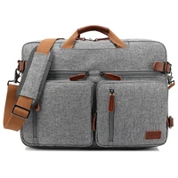 coolbell 15 617 3 inch convertible messenger bag business handbag large capacity multifunctional briefcase travel bag
