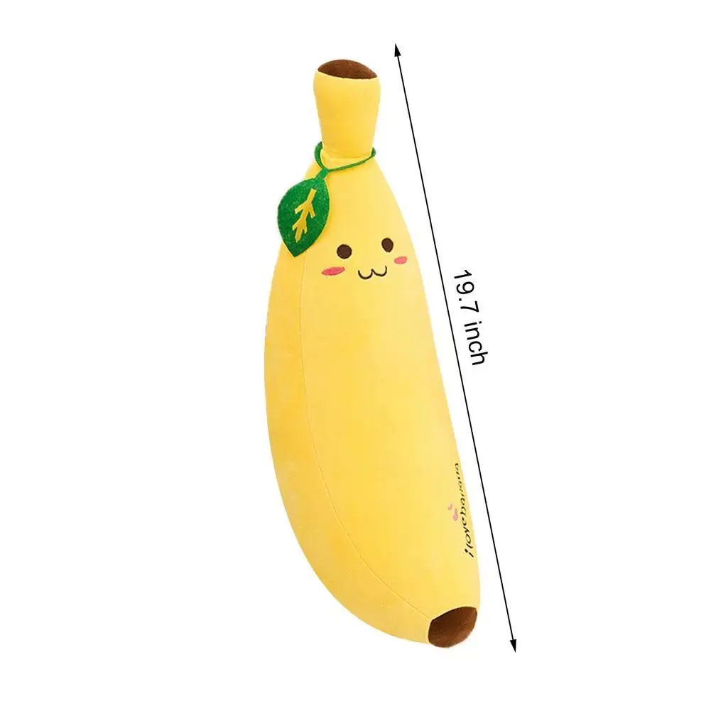 

35-50cm Fun Creative Cartoon Banana Plush Soft Pillow Sofa Cushion Baby Cute Plush Doll Children Fruit Toys Children Gift