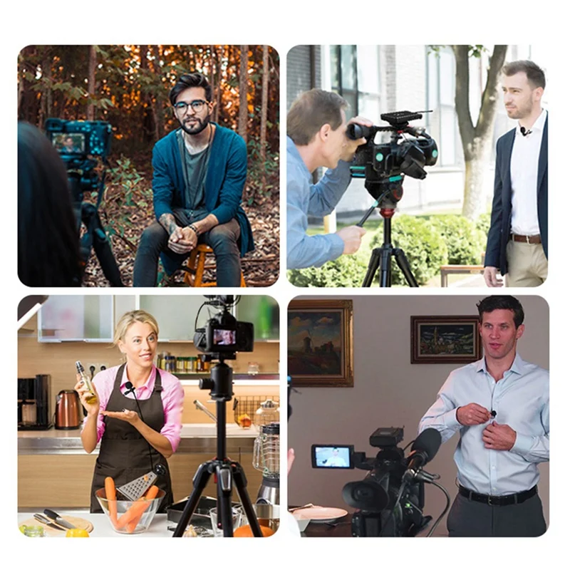 

NKR 20-Channel UHF Wireless Lavalier Lapel Microphone System Bodypack Transmitter, Mini Mic & Portable Receiver