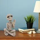 Статуя инопланетянина из смолы для украшения дома и сада