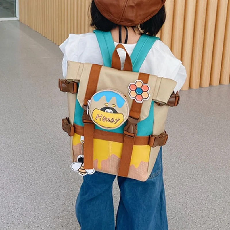 Children Japanese Style Mini Backpack Girls Boys Bags In Kindergarten Light Travel Nylon Backpack Waterproof Hot