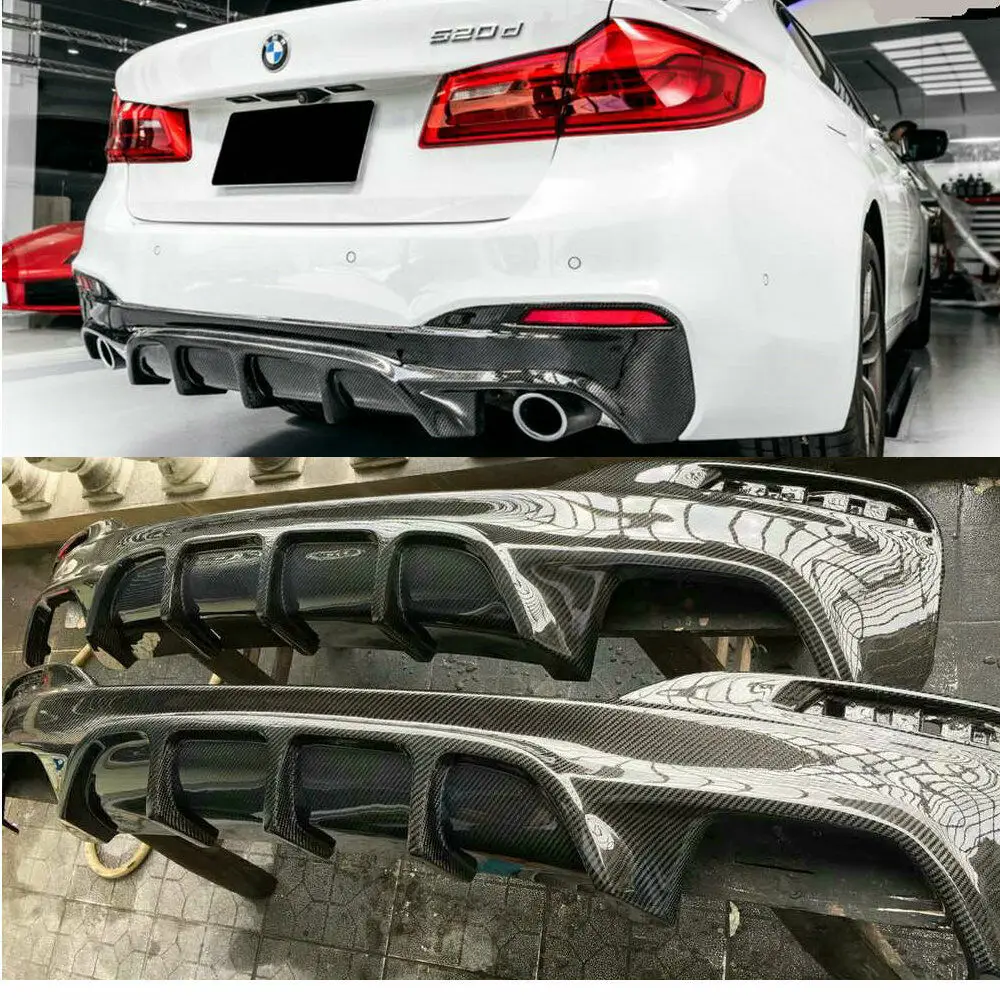 Автомобильный задний диффузор спойлер из углеродного волокна передняя боковая