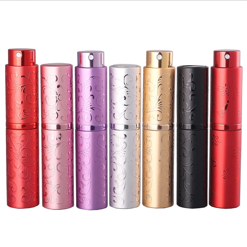 

10ml Mini Portable Refillable Perfume Bottle With Spray Scent Pump Empty Cosmetic Containers Spray Atomizer Bottle for Travel