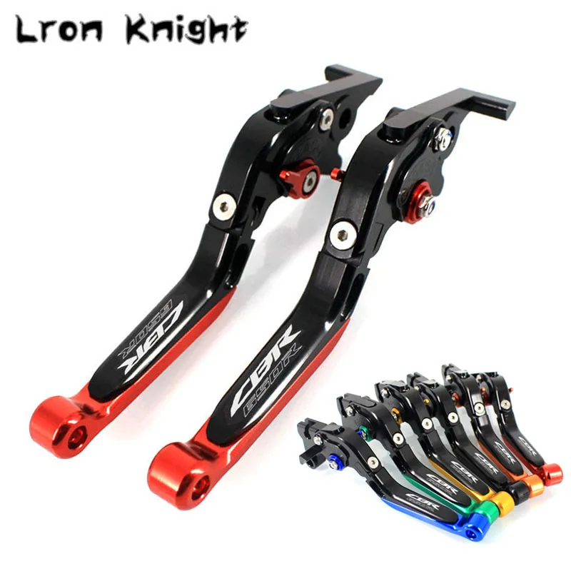 For HONDA CBR650R CBR 650R 2019 2020 2021 Motorcycle Accessories CNC Adjustable Folding Extendable Brake Clutch Lever With logo