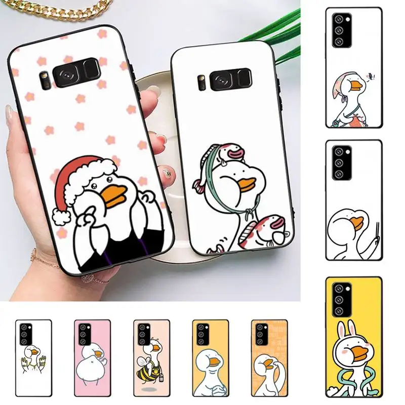 

Cartoon Duck Phone Case For Samsung Galaxy Note10Pro Note20ultra note20 note10lite M30S Capa
