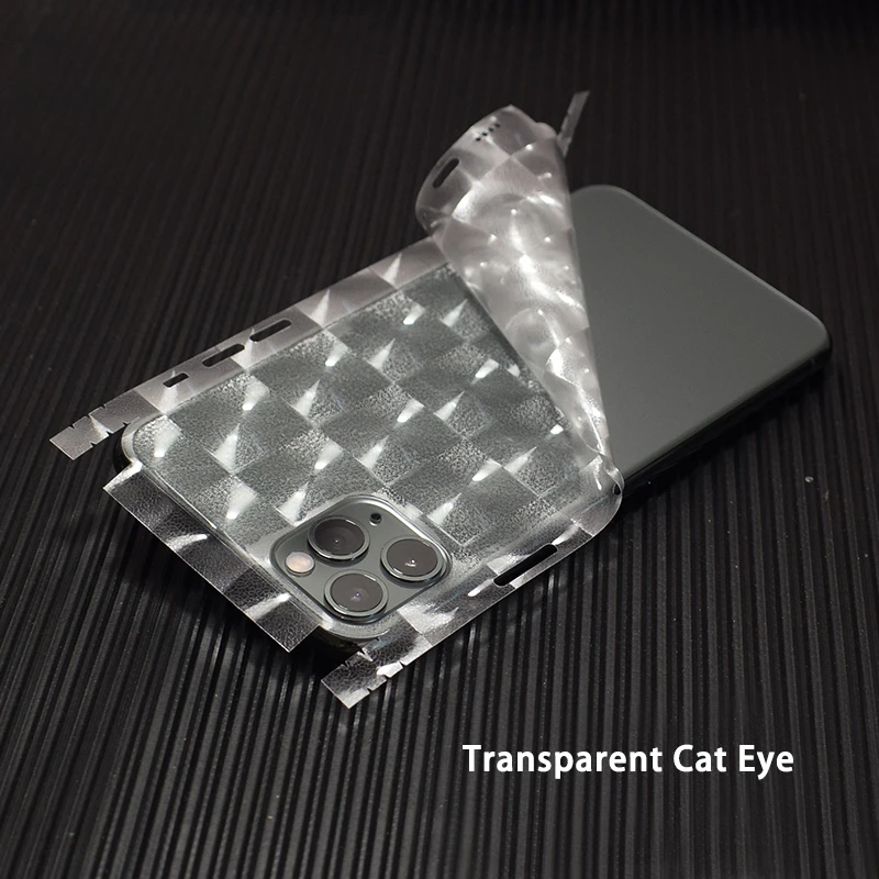 Прозрачная 3D пленка из углеродного волокна, пленка для телефона, задняя наклейка для iPhone 11 Pro XS MAX XR X 8 7 6 6S Plus, прозрачная наклейка