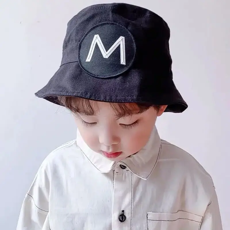 Детская Рыбацкая шляпа летняя Корейская версия для мальчиков и девочек малышей