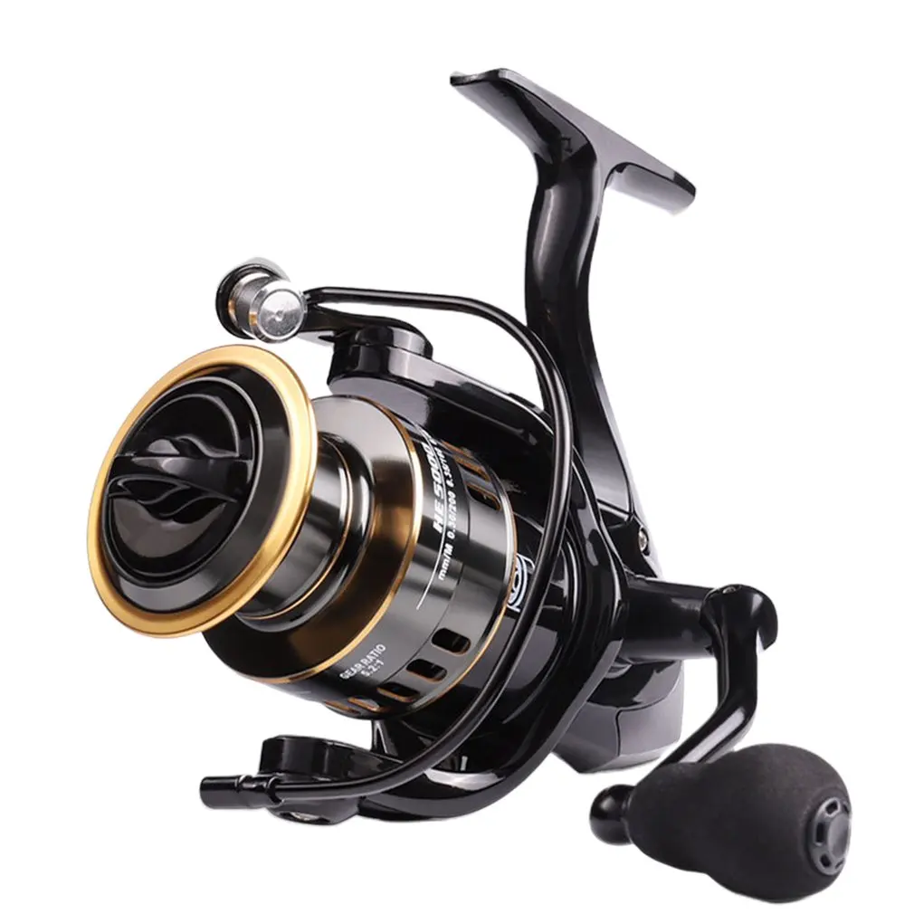

HE-1000 12-axis Full Metal Fishing Reel Spinning Reel Ultra Smooth CNC Aluminum Fishing Reel For Freshwater Saltwater Fishing