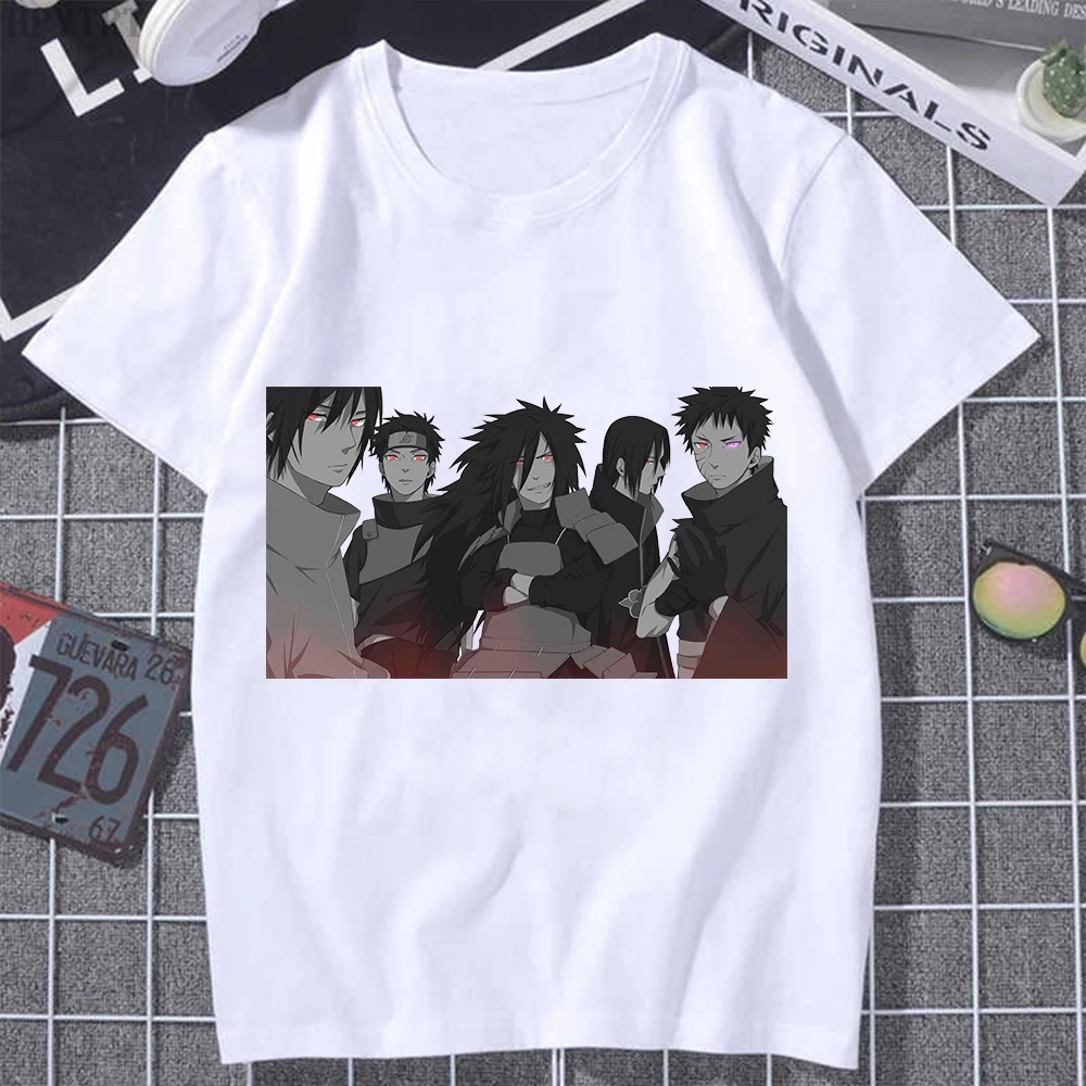 

Japan Anime Naruto T Shirt Unisex Tee Tops Akatsuki Uchiha Itachi Women Tshirt Streetwear Aesthetic Clothes Oversized T-Shirt