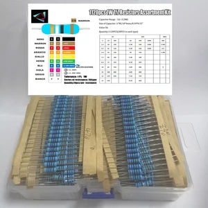 1120 шт., 1 Вт, 1%, 56 значений, 1-2,2 M Ом, стандартный набор