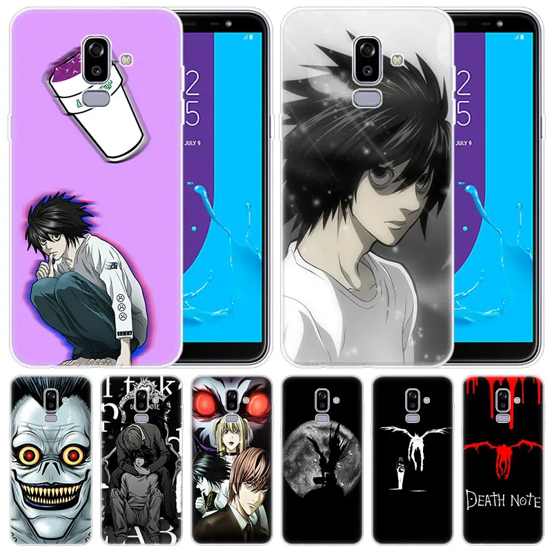 Роскошный мягкий силиконовый чехол Аниме Манга Death Note для Samsung Galaxy J8 J7 J6 J4 J2 2018 Core J3