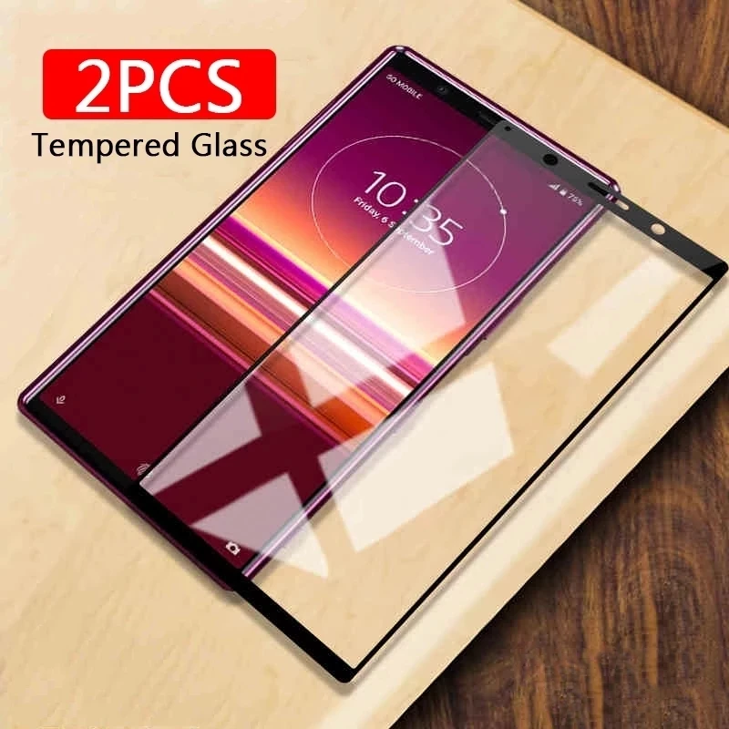 

2PCS Tempered Glass For Sony Xperia 1III 10III Glass Screen Protector 9H Tempered Glass For Sony Xperia 5III Protective Film