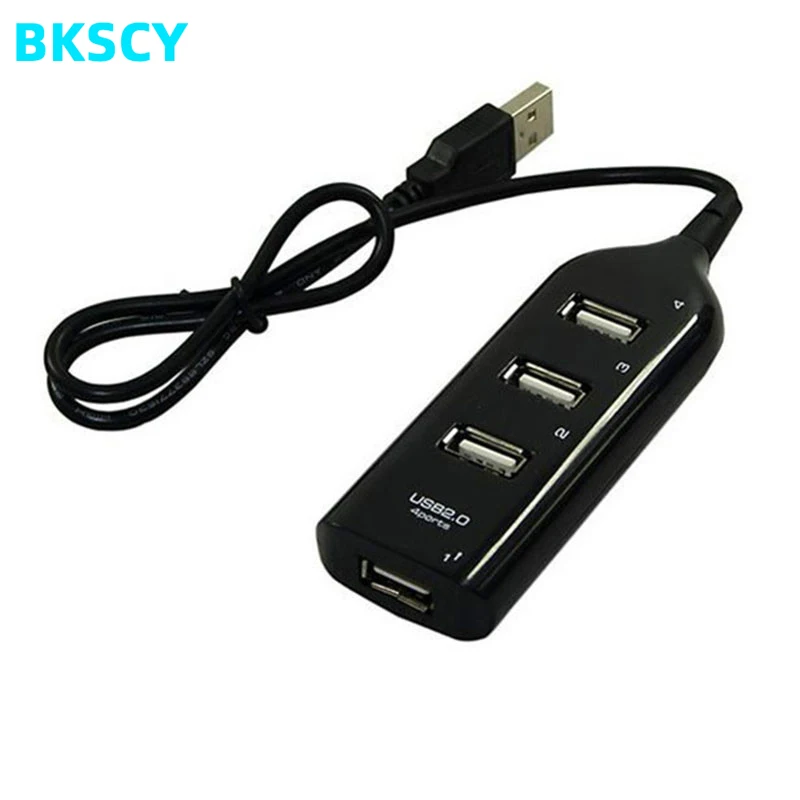 

Bkscy usb-хаб 2,0 4 порта USB 2,0 Otg концентратор адаптер для ПК Компьютерные аксессуары USB Plug and Play usb-хаб сплиттер
