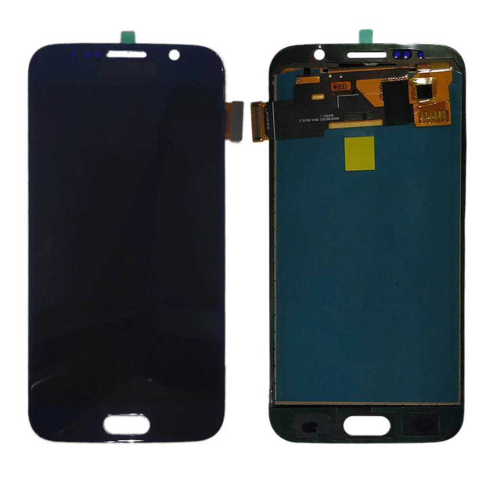 G920f ЖК дисплей для SAMSUNG GALAXY S6 G920 G920F сенсорный экран дигитайзер сборка без рамки
