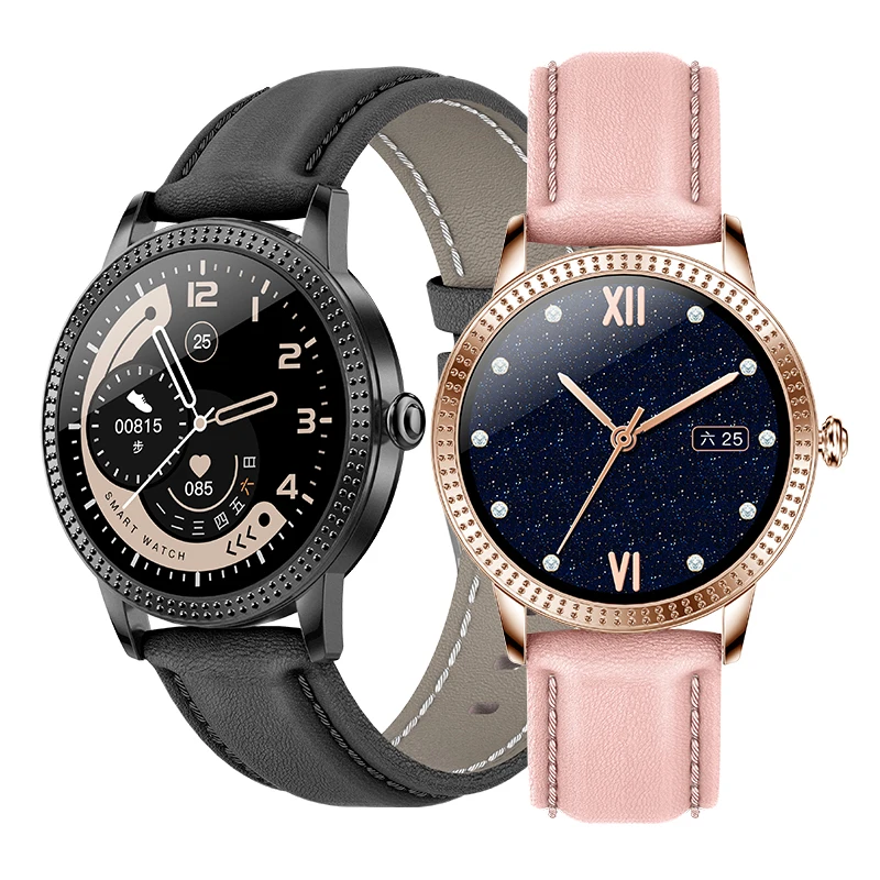 

CF18 Pro Fashion Smart Watch Blood pressure Heart Rate smartwatch Women Wrist Watch Female mental cycle Monitor PK dt96 CF18P