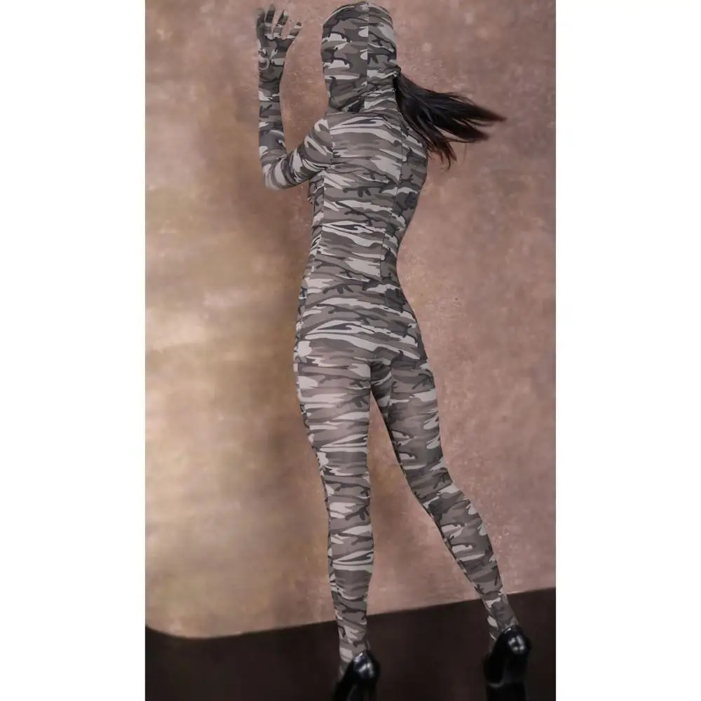 Хлопковый женский Камуфляжный костюм для сценического театра косплея