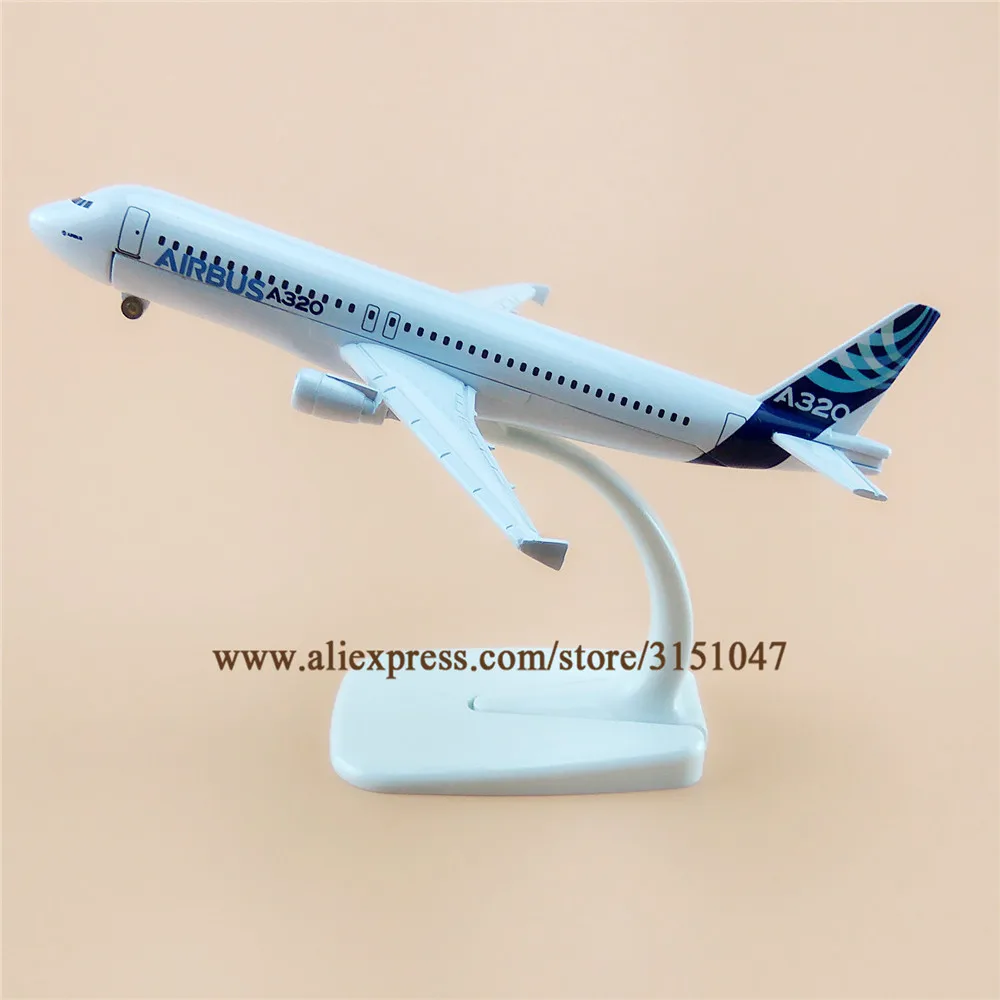 

16cm Metal Alloy Air Airbus 320 A320 Airlines Prototype Plane Model ProtoMech Development Aircraft Airplane Model w Stand